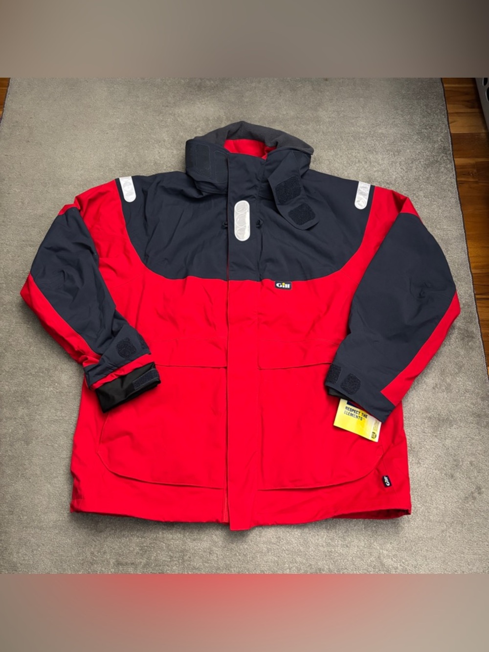 Gill OS2J Key West Waterproof Jacket Offshore Sailing Nautical NWT Men’s